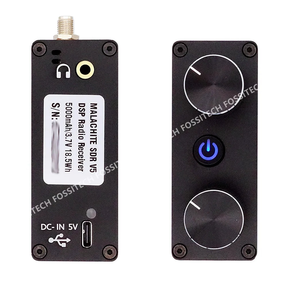 2025 NEW Malachite DSP V5 SDR Receiver 1.10D All-in-One Firmware Malahit Portable SDR Radio Receiver 10kHz~250MHz/400MHz~2GHz