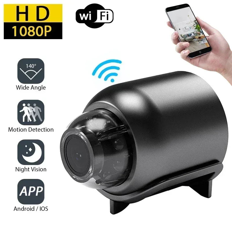 1080P New X5 Mini Camera Clear Night Vision Light weight Portable Premium Cams Motion Detection Wireless Surveillance Camera - Great Scott Gadgets