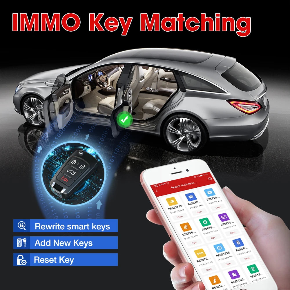 10Pcs KINGBOLEN Ediag Plus, THINKCAR THINKDIAG 2, CANFD ALL System Car Diagnostic Tool ECU Coding Bi-directional 16 Reset