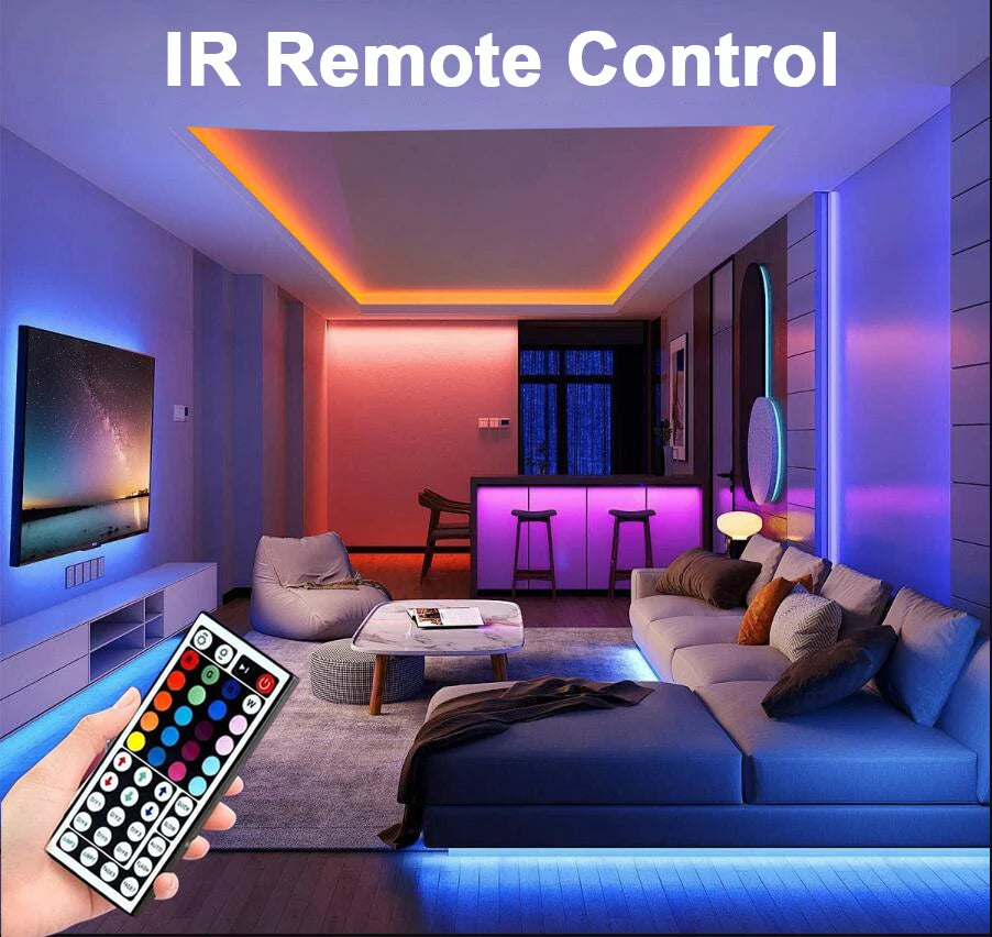 RGB LED Strip Lights 5m 10m 20m 30m LED Room Light with APP Control Flexible Ribbon Luces LED Tape for Room Bedroom Decoration