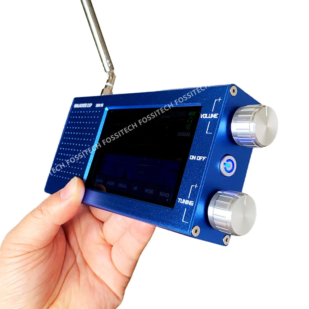 2025 NEW Malachite DSP V5 SDR Receiver 1.10D All-in-One Firmware Malahit Portable SDR Radio Receiver 10kHz~250MHz/400MHz~2GHz