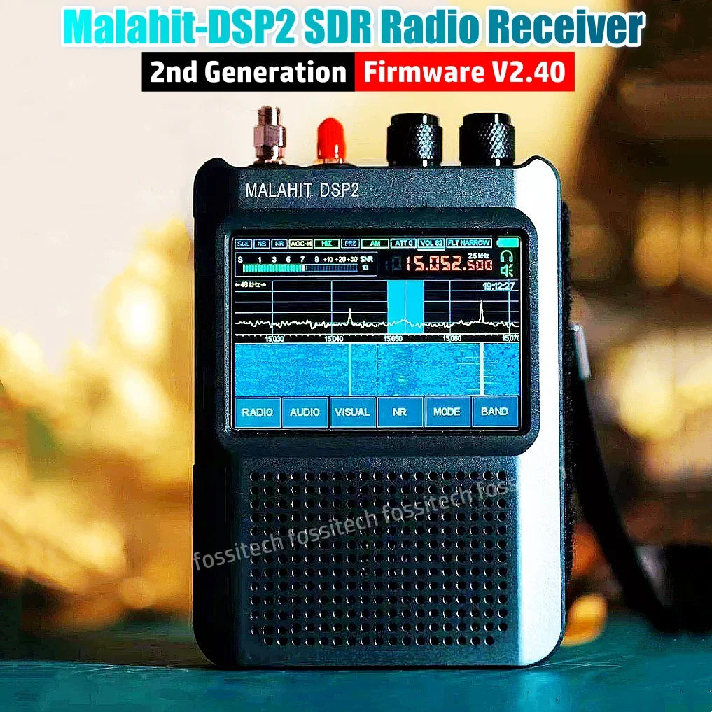 Upgraded Malahit-DSP2 Radio with Latest Firmware V2.40 SDR Malachite Receiver AM/SW/MW/FM Full-band 10KHz-2GHz