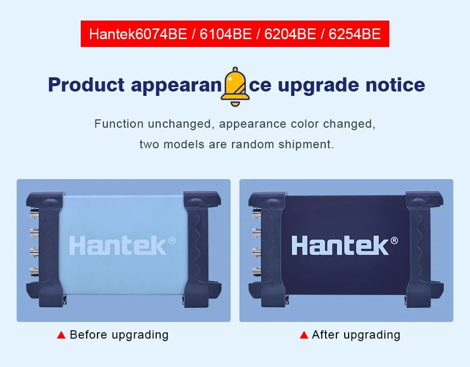 Hantek Portable PC USB digital Oscilloscope 4-channels Automotive diagnostic function Oscilloscope 6254BE Kit II Kit III Kit IV