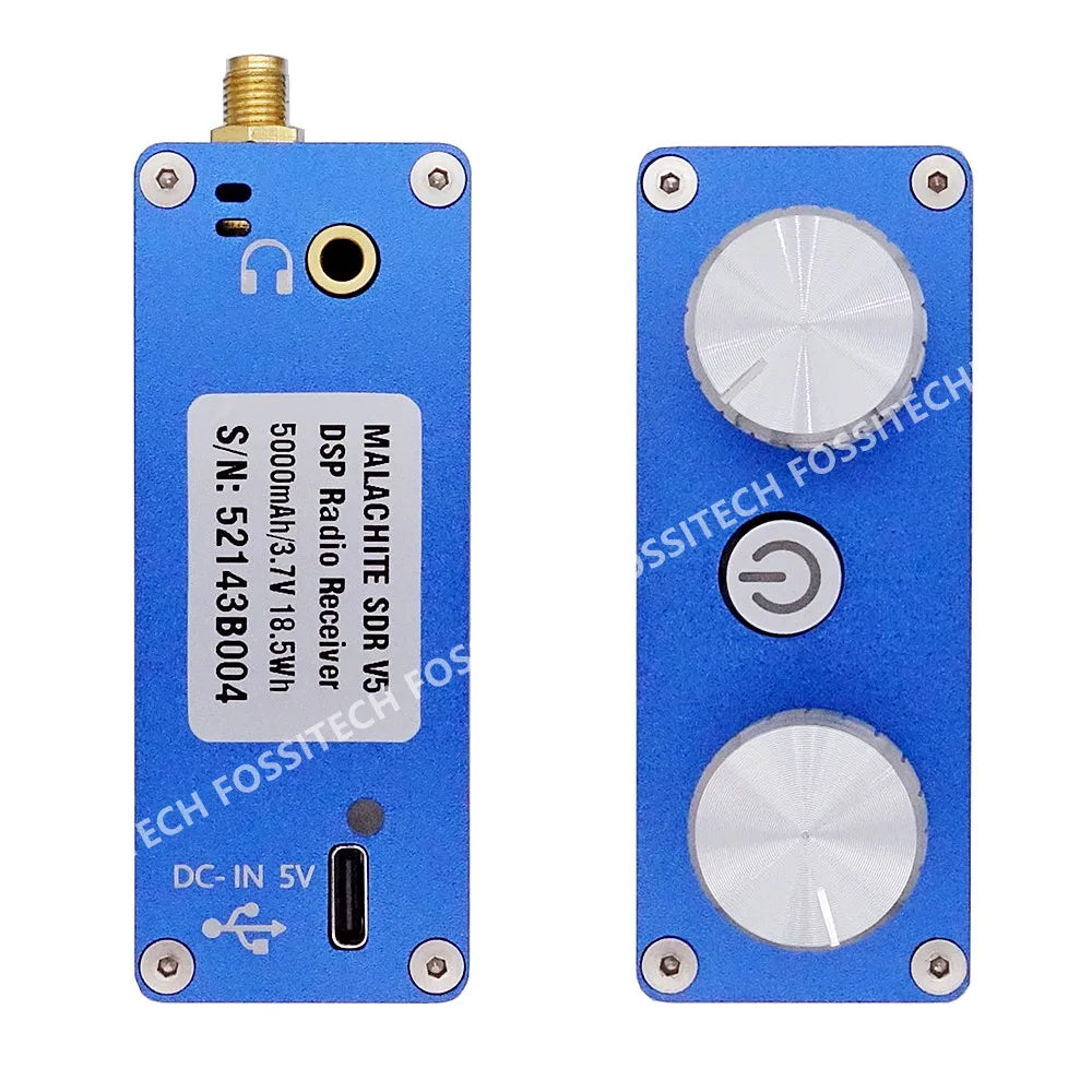 2025 NEW Malachite DSP V5 SDR Receiver 1.10D All-in-One Firmware Malahit Portable SDR Radio Receiver 10kHz~250MHz/400MHz~2GHz