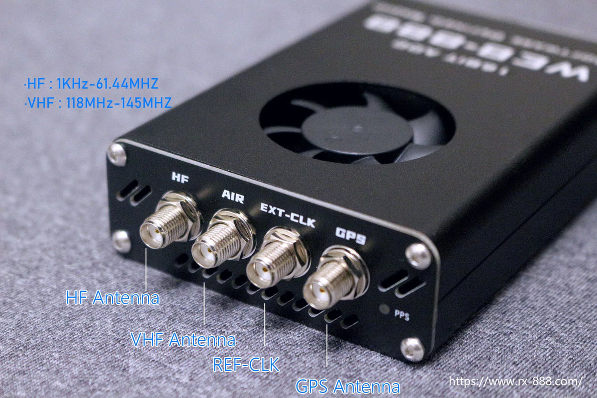 New Web-888 16bit ADC 62M bandwidth DDC Web SDR