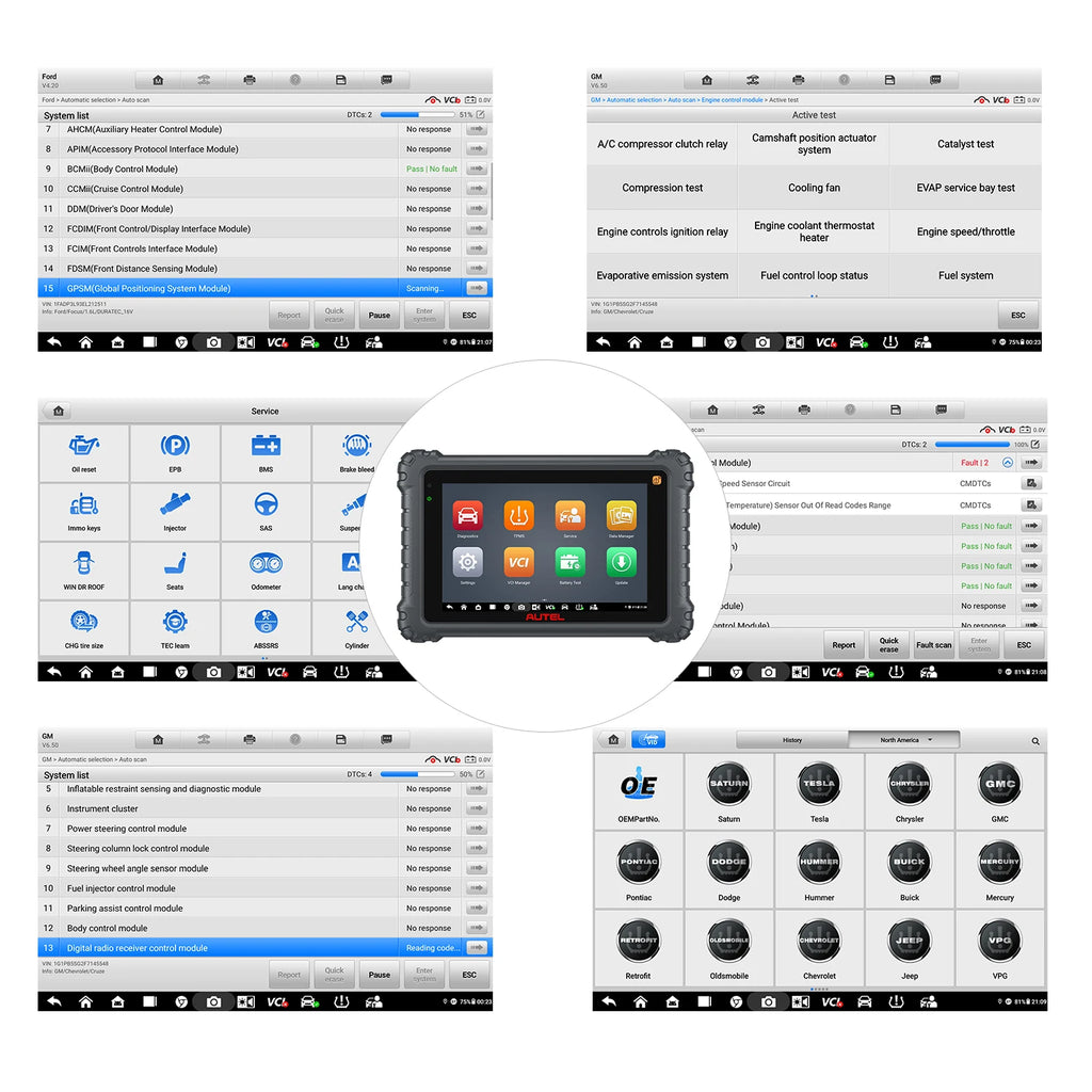 Autel MaxiCOM MK906S Pro2-TS MK906S Pro-TS Auto TPMS Programming Diagnostics Tool ECU Coding All Systems OBD2 Diagnosis Scanner