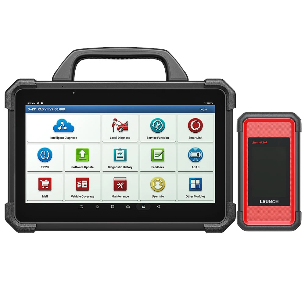 LAUNCH X-431 PADVII PAD 7 ECU Online Programming Tool Car Diagnostic Scanner Autoscanner Automotive Scan Professional  2 Years