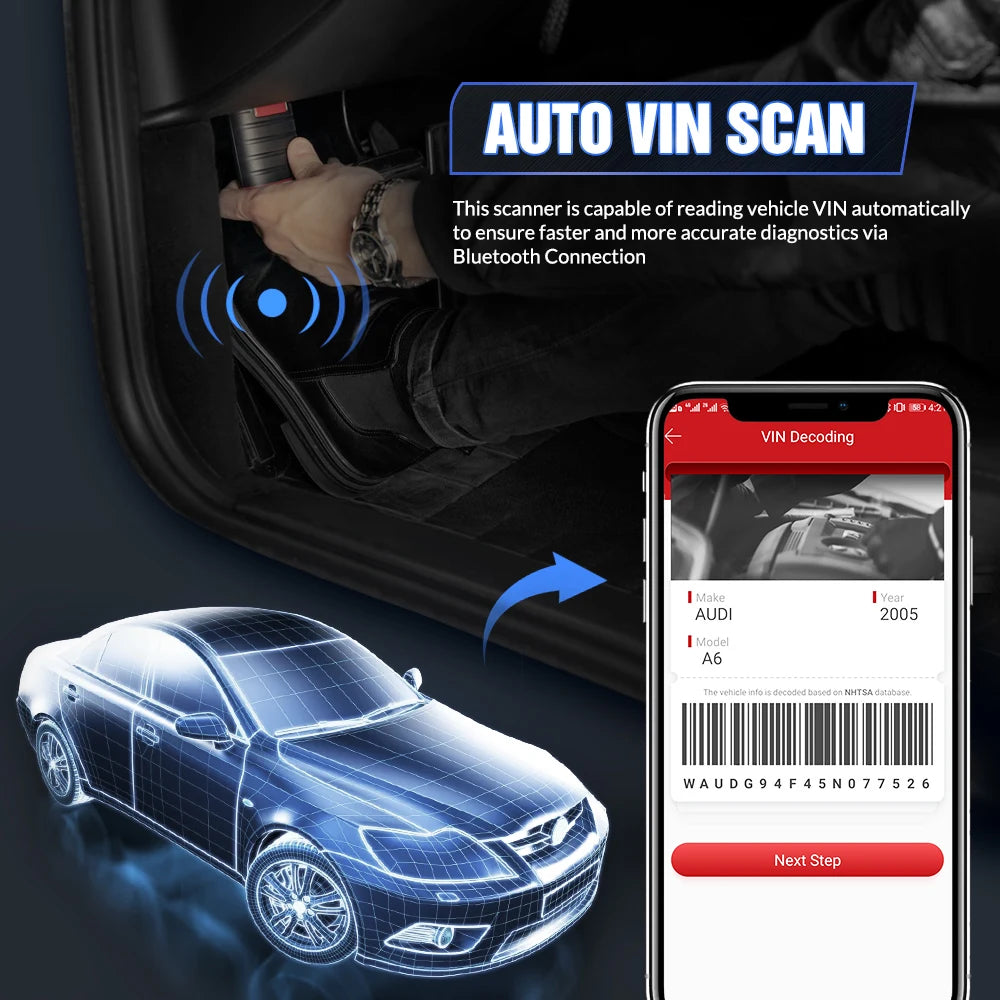 10PCS/lot THINKCAR Thinkdiag ALL System Car Diagnostic Tools 16 Resets ECU Coding Active Test 1 Year Free OBD2 Scanner Code Read