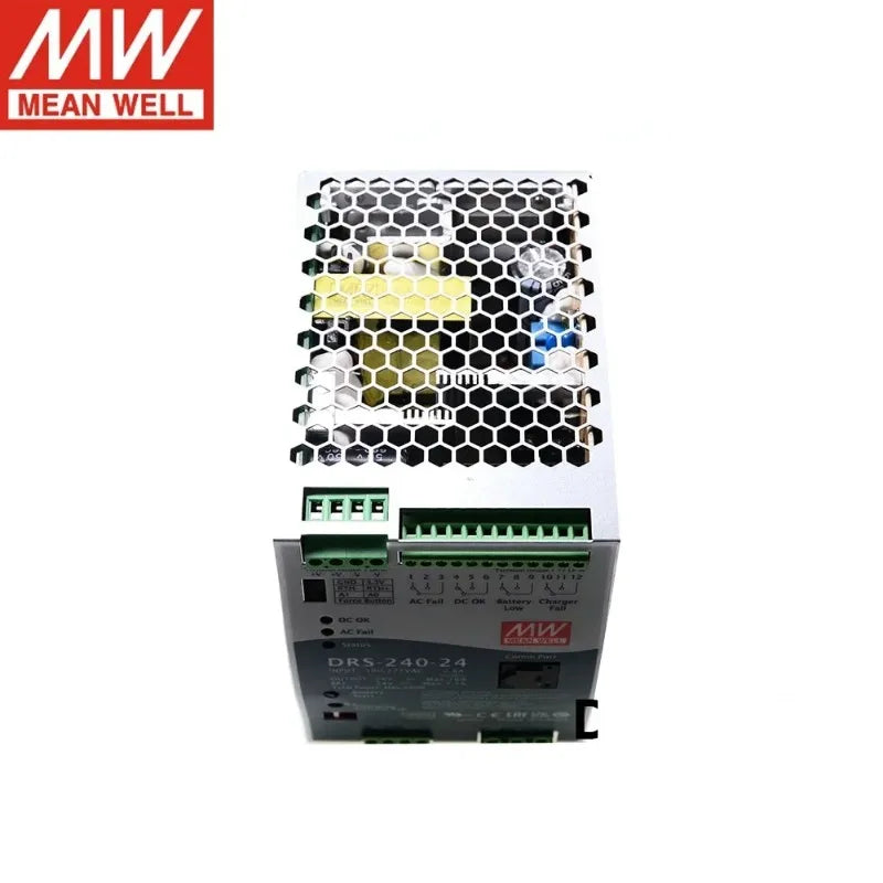 MEAN WELL DRS-240 12V 24V 36V 48V 240W AIl-In-One Intelligent Security Switching Power Supply DC OK with UPS Battery Charger