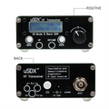 2025-3C USDR USDX+Plus V2 8-Band SDR Transceiver HF SSB QRP LCD with Display Speaker Microphone HF Transceiver with US Plug