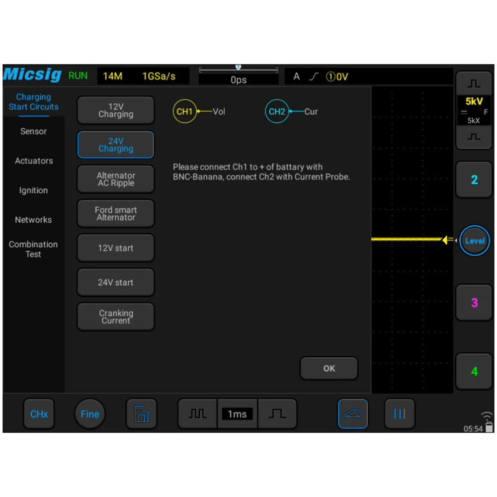 Micsig Digital Oscilloscope TO1104 100MHz 4CH 28Mpts portable oscilloscopes Automotive touchscreen  diagnostic STO1104 SATO1004
