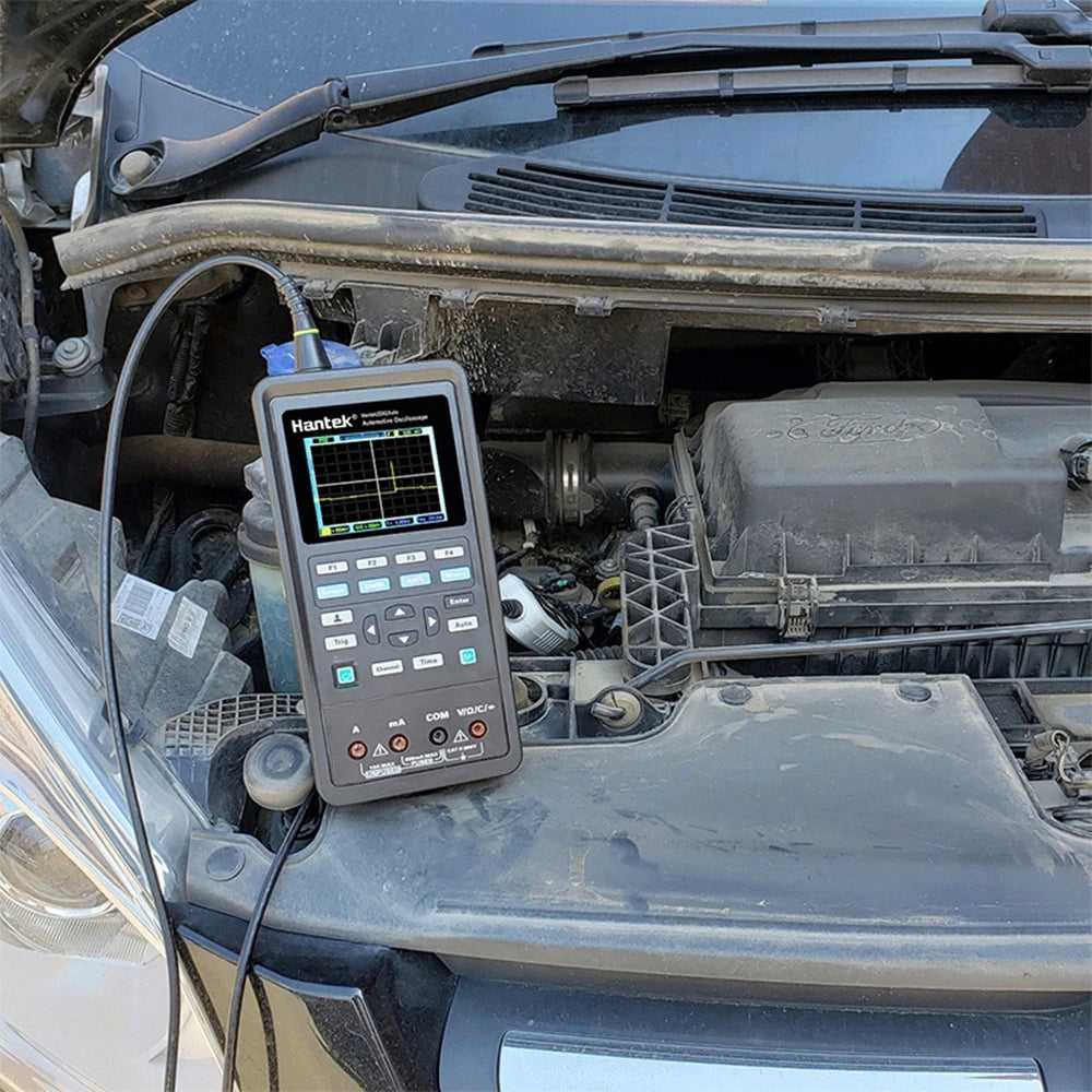 Hantek Portable Handheld Digital automotive Diagnostic oscilloscope 2-Channels + multimeter + Waveform Generator 4 in1 2D82 AUTO