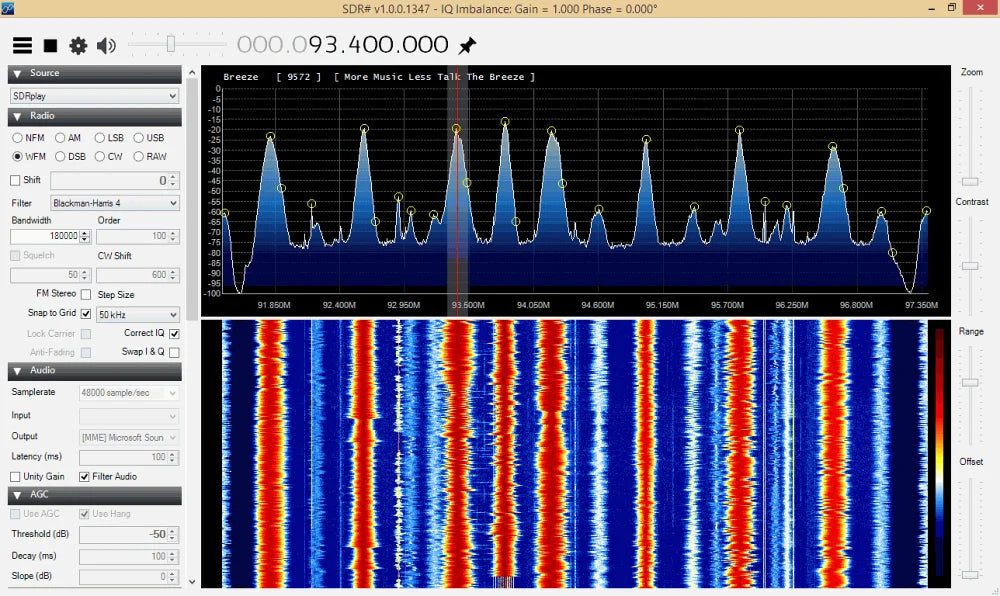 10KHz-2GHz Wideband 14bit  Software Defined Radios SDR Receiver compatible with SDRplay  driver & software with TCXO LNA