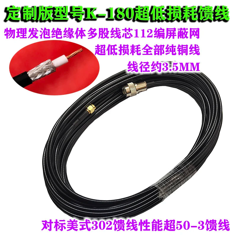 K-480WLA Medium/Short Wave/FM/Airband /UHF /VHF HF Full Band Antenna SDR LOOP Small Loop Short Wave Antenna + Filter