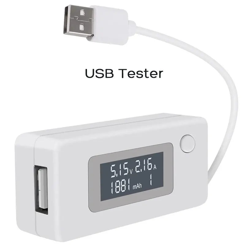 USB Tester Type-C USB-C Tester Voltage Current Tester Detector Reader Multimeter Color Screen for Phone Laptop Power Bank etc.
