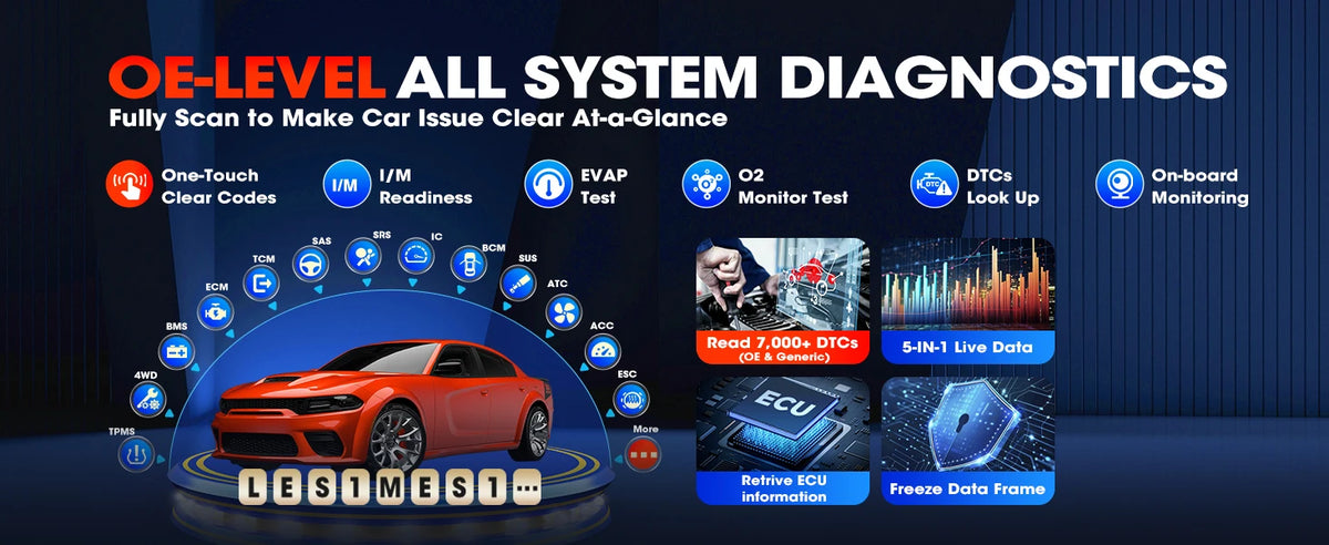 Autel MaxiCOM MK906S Pro2-TS MK906S Pro-TS Auto TPMS Programming Diagnostics Tool ECU Coding All Systems OBD2 Diagnosis Scanner