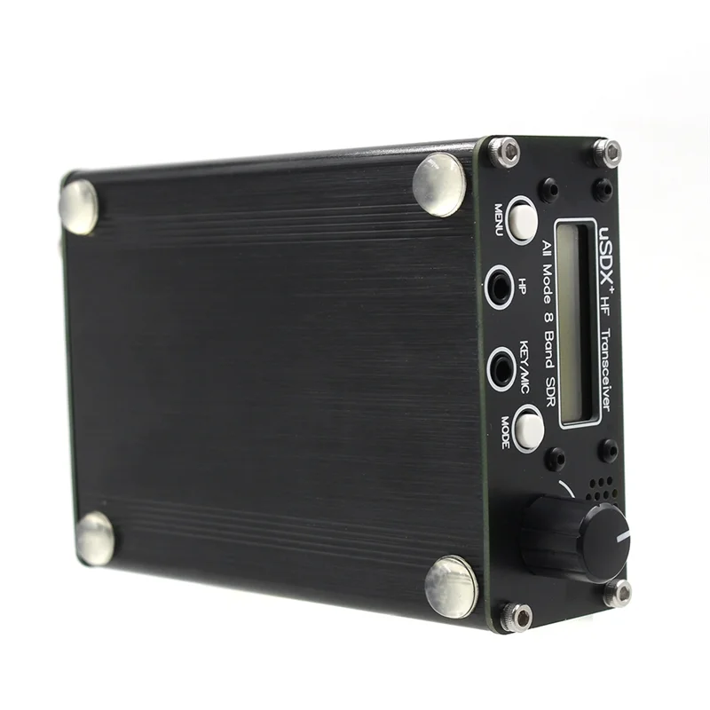 A17Z USDR USDX+Plus V2 8-Band SDR Transceiver  SSB QRP LCD With Display Speaker Microphone  Transceiver With US Plug