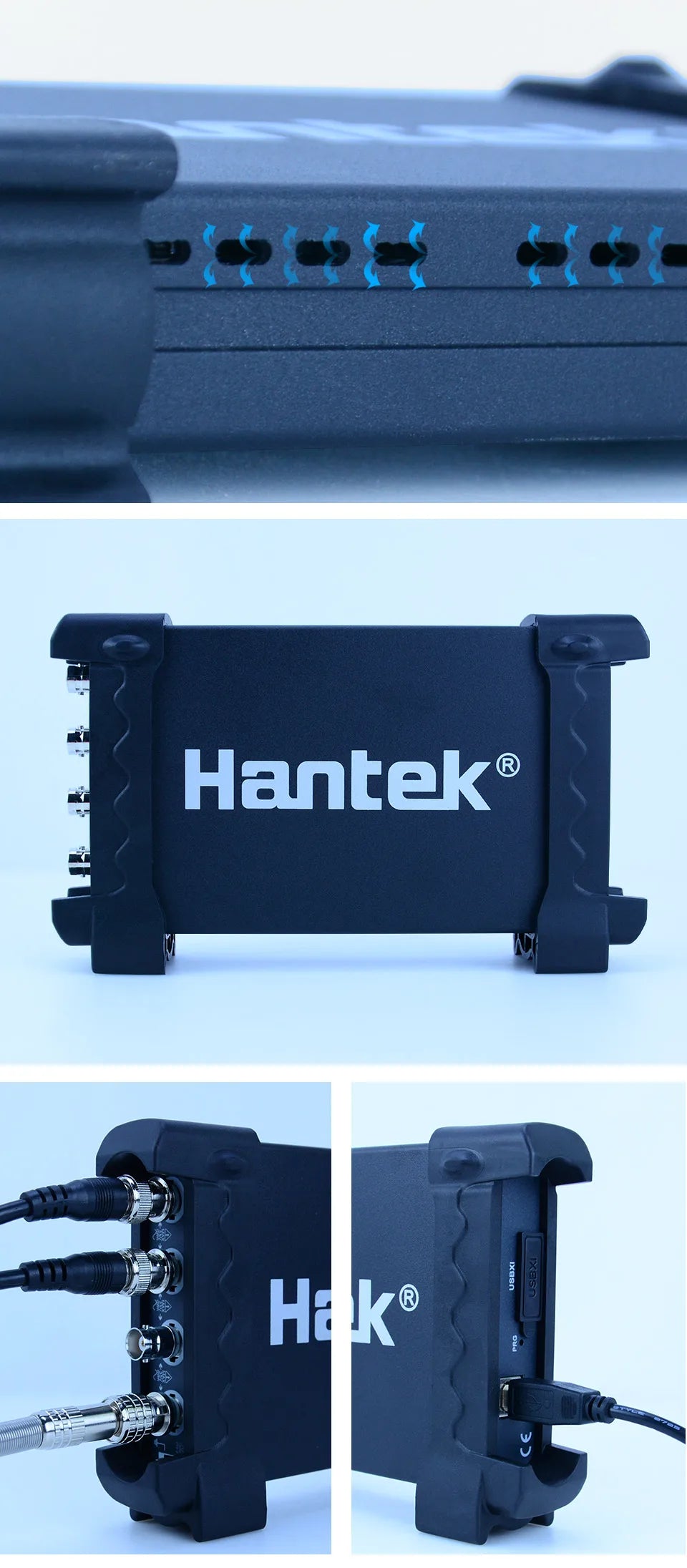 Hantek 6074BE 70MHz 4CH Auto Digital Oscilloscope Set Diagnostic Tool 1GSa/s  USB Virtual Oscilloscope Car Diagnostic Instrument