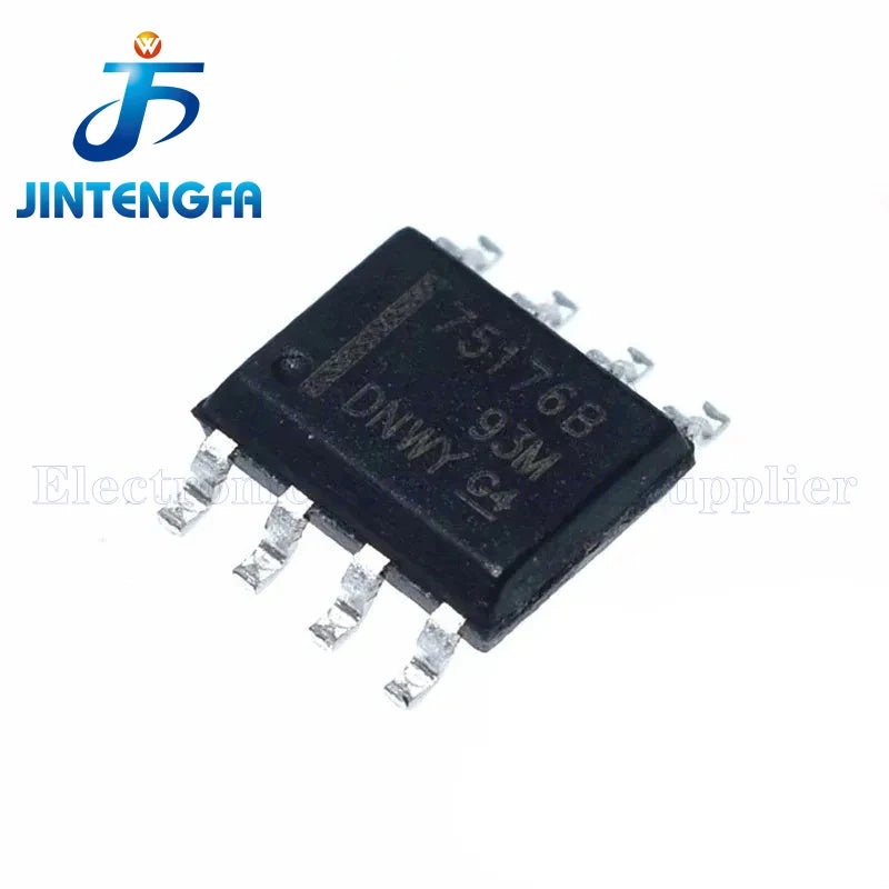 10PCS SN75176BP DIP-8 SN75176BDR 75176B SOIC-8 RS422/RS485 SN75176 75176 SOP SMD DIP Transceiver Driver Receiver IC