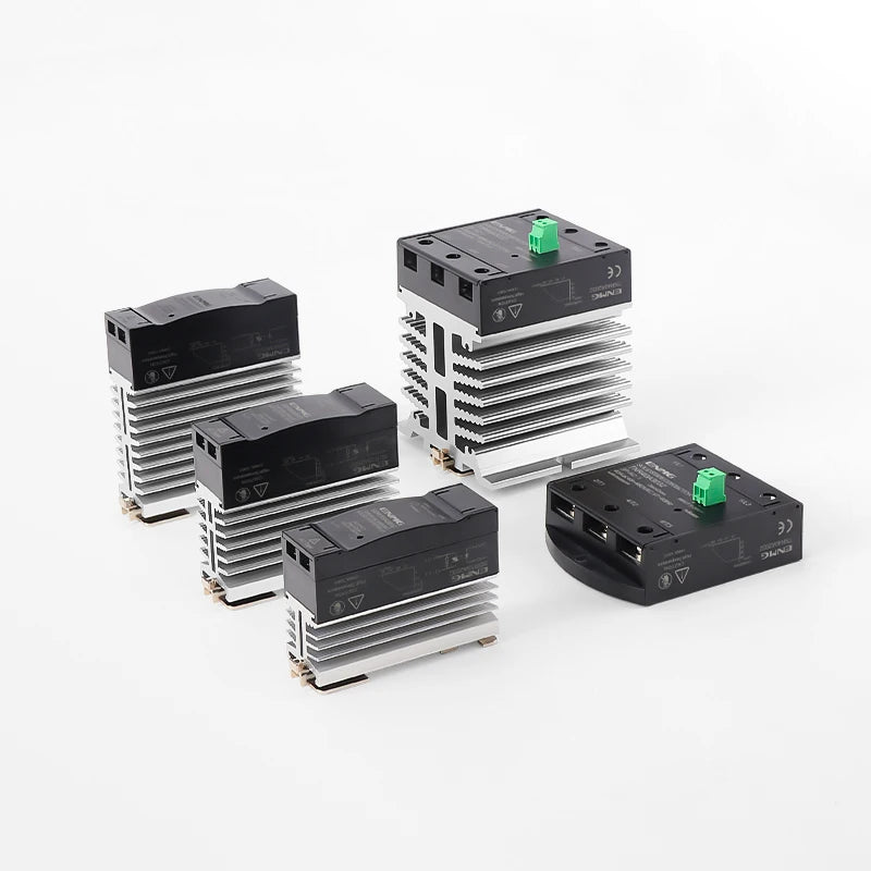 ENMG SDR25A2032 Solid State Relay SSR 25A 5/12/24VDC Control 220VAC Load DIN Rail Mount Optocoupler Isolation Enhanced Heat Diss
