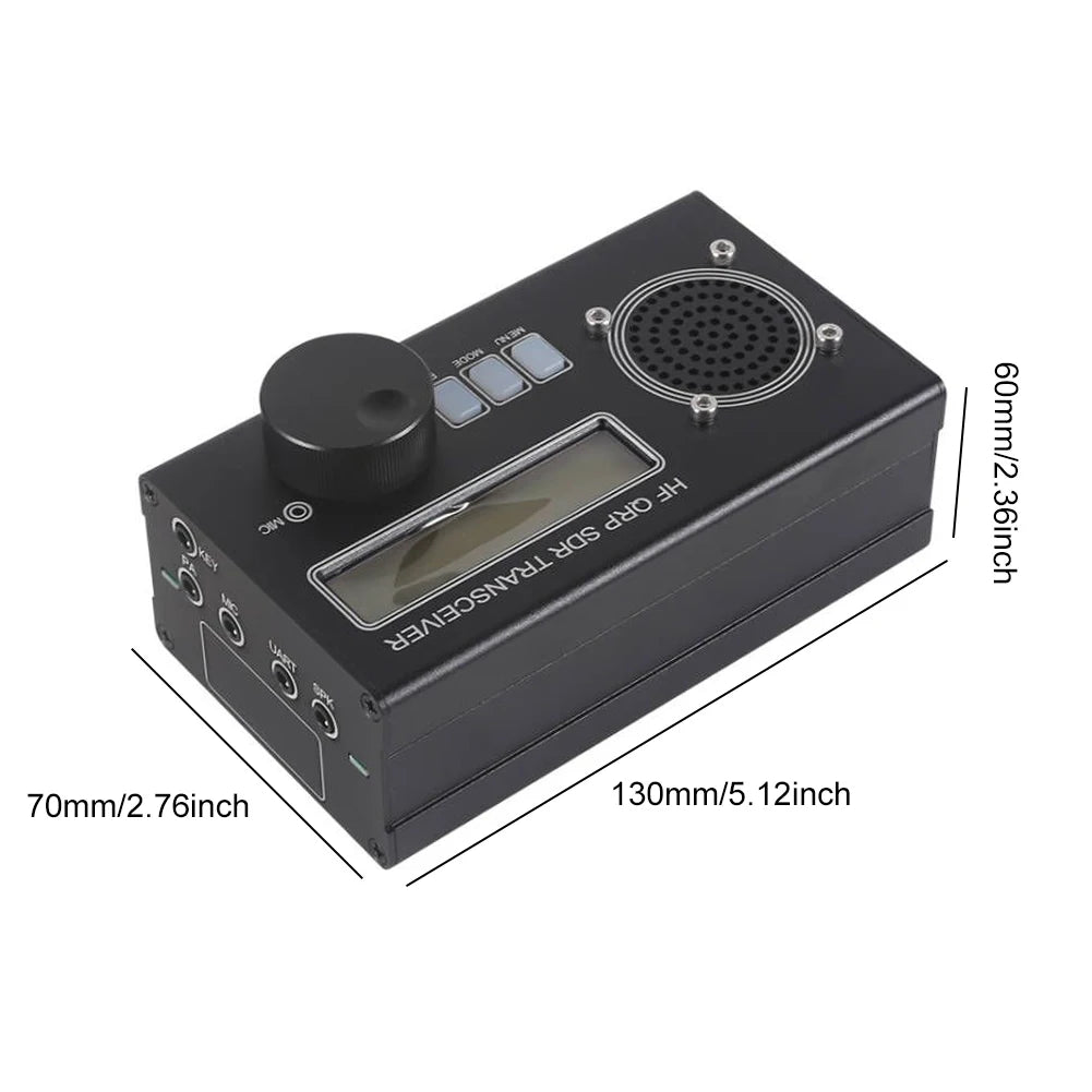 8 Band USDX USDR HF QRP SDR Transceiver SSB/CW Transceiver Built-in Battery HF Ham Radio with Mic Shortwave Transceiver