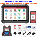 LAUNCH X431 PRO3S+ ELITE Bidirectional Scan Tool J2534 Program All System Diagnostic Scanner Topology All Service Online Coding