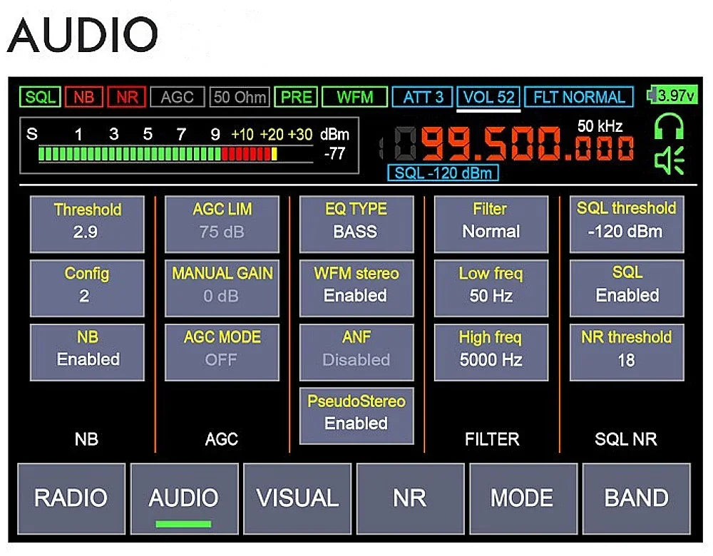 Upgraded Malahit-DSP2 Radio with Latest Firmware V2.40 SDR Malachite Receiver AM/SW/MW/FM Full-band 10KHz-2GHz