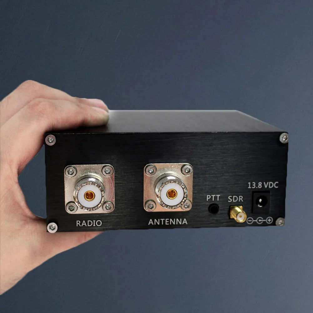 DC 160MHz 100W Portable SDR Transceivers with Host Power Cord Antenna Sharer TR Switch Box Practical Signal Equipment Accessory