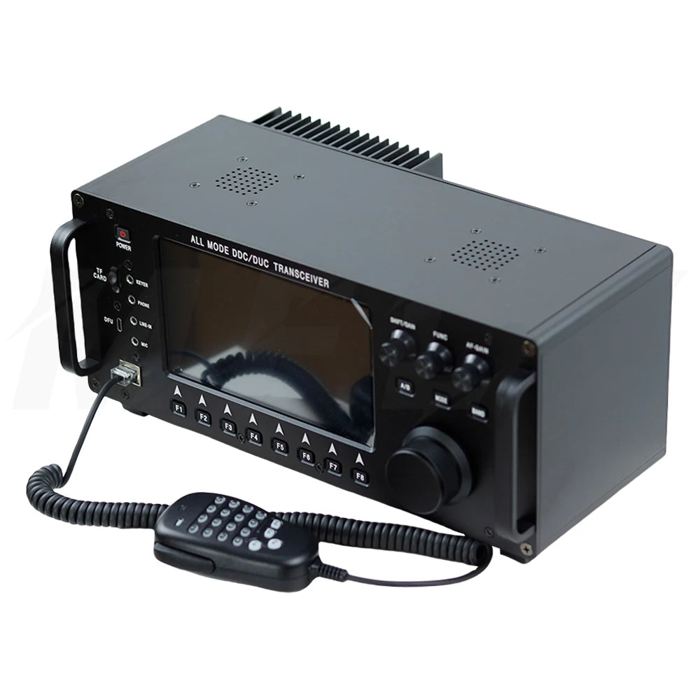 RS-998 100W HF+UV Transceiver with 7In Touch Screen All Mode DDC/DUC Transceiver Shortwave Mobile Radio SDR Transceiver