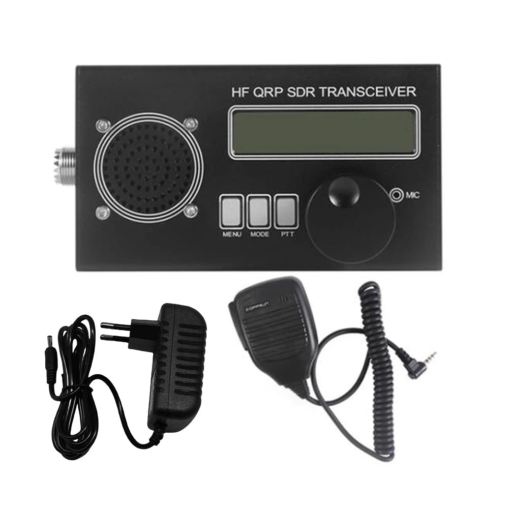 8 Band USDX USDR HF QRP SDR Transceiver SSB/CW Transceiver Built-in Battery HF Ham Radio with Mic Shortwave Transceiver