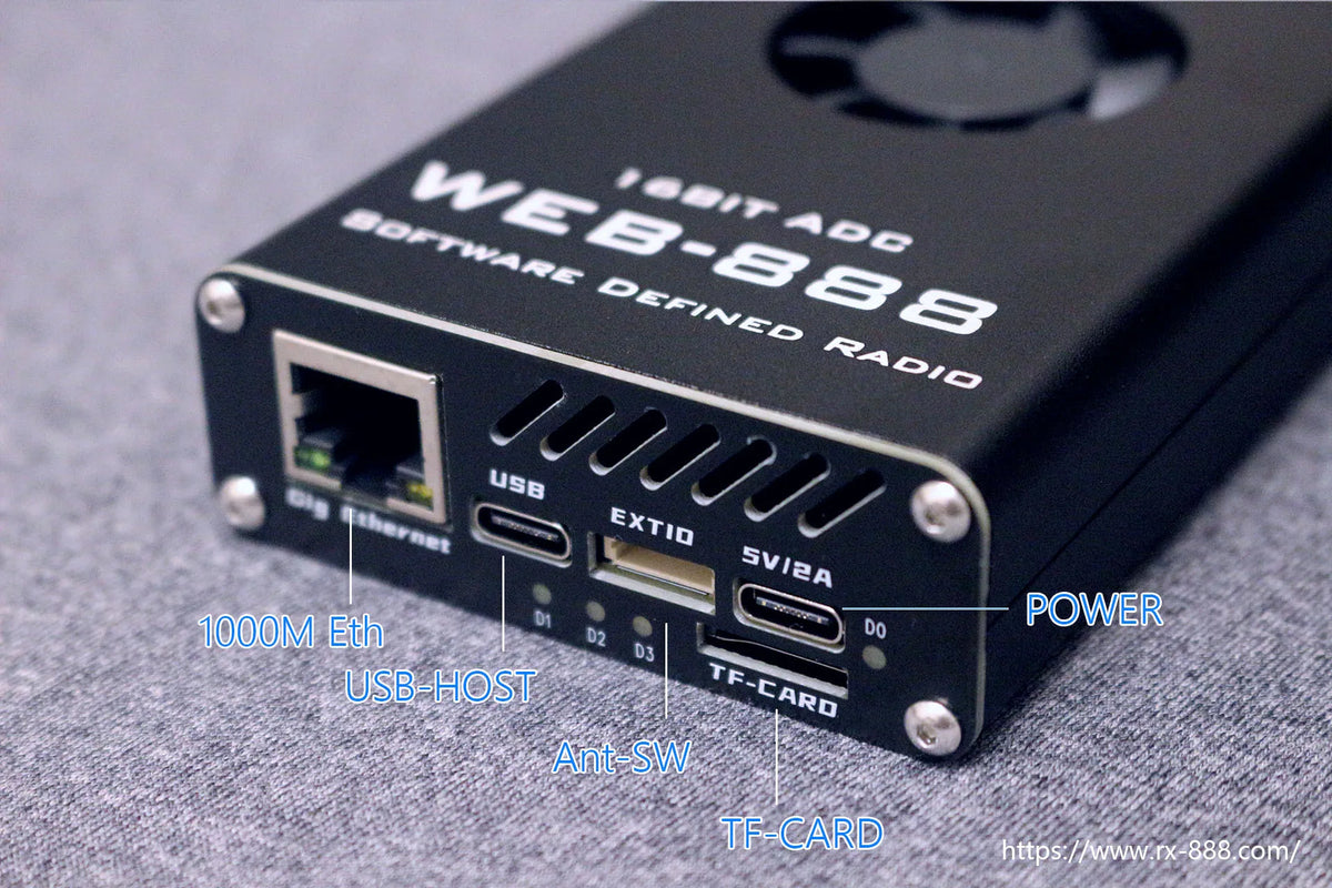 New Web-888 16bit ADC 62M bandwidth DDC Web SDR