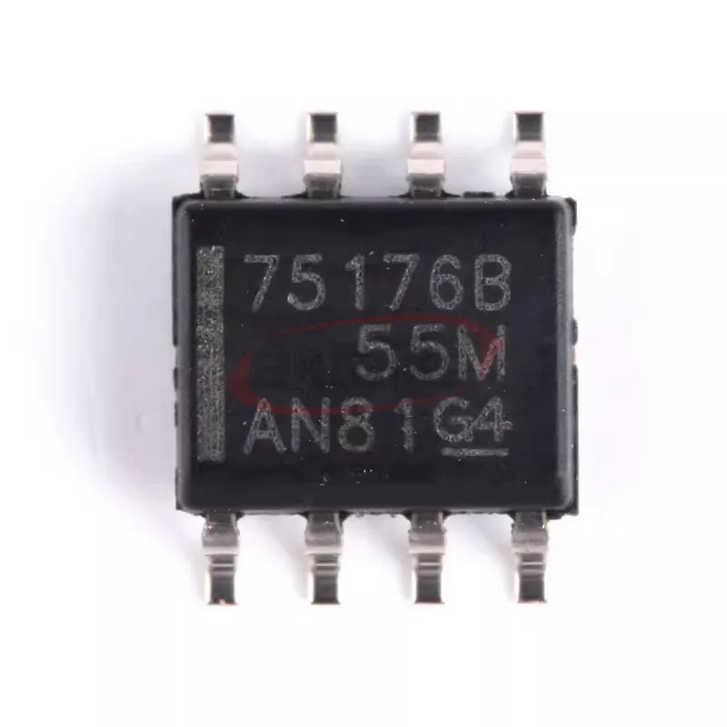 10PCS SN75176BP DIP-8 SN75176BDR 75176B SOIC-8 RS422/RS485 SN75176 75176 SOP SMD DIP Transceiver Driver Receiver IC