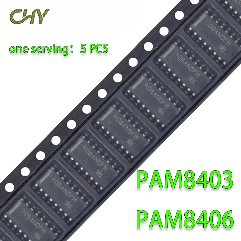 10PCS PAM8403 PAM8406 8406 SOP-16 PAM8406DR PAM8403DR PAM8003DR PAM8004DR PAM8320RDR