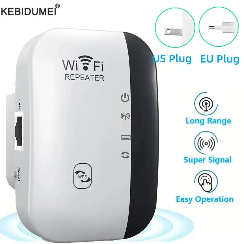 300Mbps Wireless Wi‑Fi Repeater 2.4G Router Wi‑Fi Range Extender Wi‑Fi Signal Amplifier 802.11N Network Card Adapter for PC