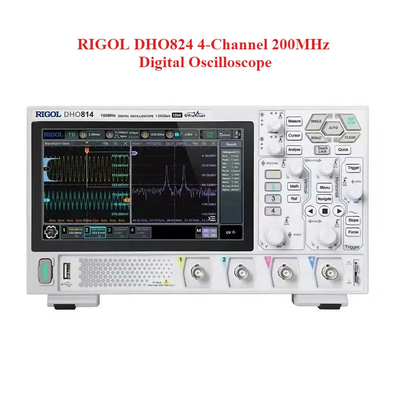 Original New RIGOL DHO824 4-Channel 200MHz Digital Oscilloscope DHO802 DHO804 DHO812 DHO814