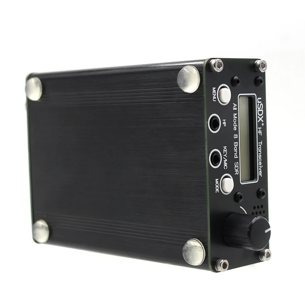 2025-3C USDR USDX+Plus V2 8-Band SDR Transceiver HF SSB QRP LCD with Display Speaker Microphone HF Transceiver with US Plug