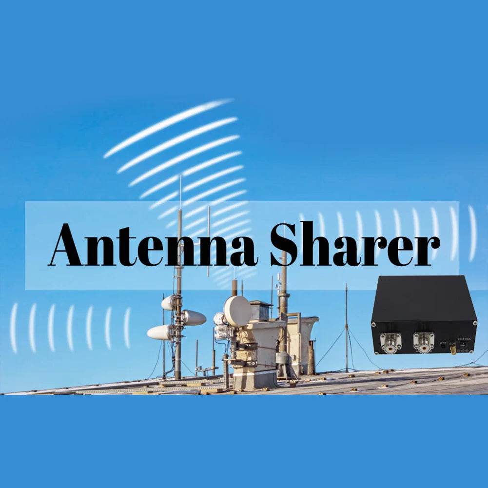 DC 160MHz 100W Portable SDR Transceivers with Host Power Cord Antenna Sharer TR Switch Box Practical Signal Equipment Accessory