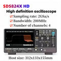 Siglent high-definition oscilloscope SDS800X HD series (SDS802/804/812/814/822/824X HD), 12 bit resolution, 2/4 channels