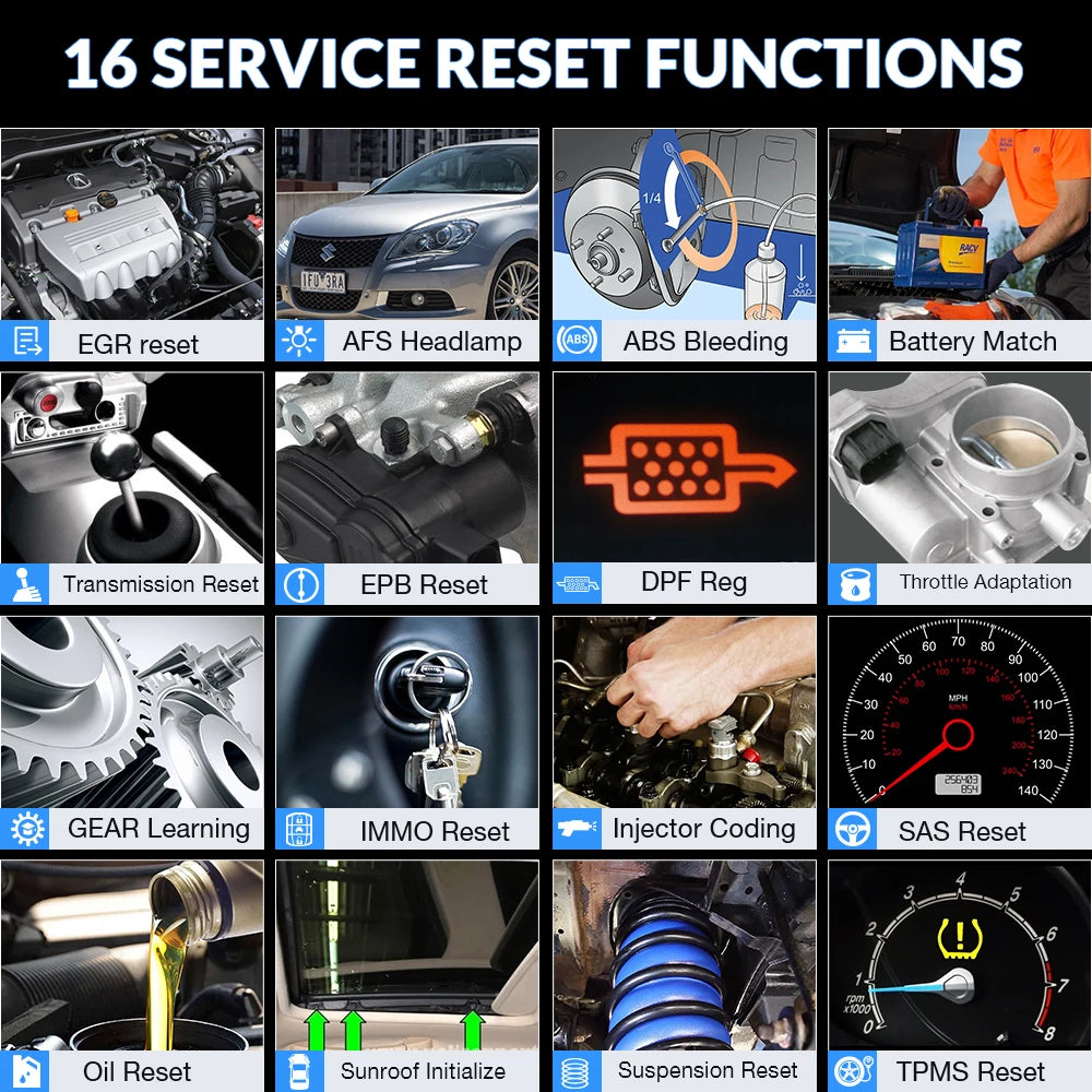 10PCS/lot THINKCAR Thinkdiag ALL System Car Diagnostic Tools 16 Resets ECU Coding Active Test 1 Year Free OBD2 Scanner Code Read