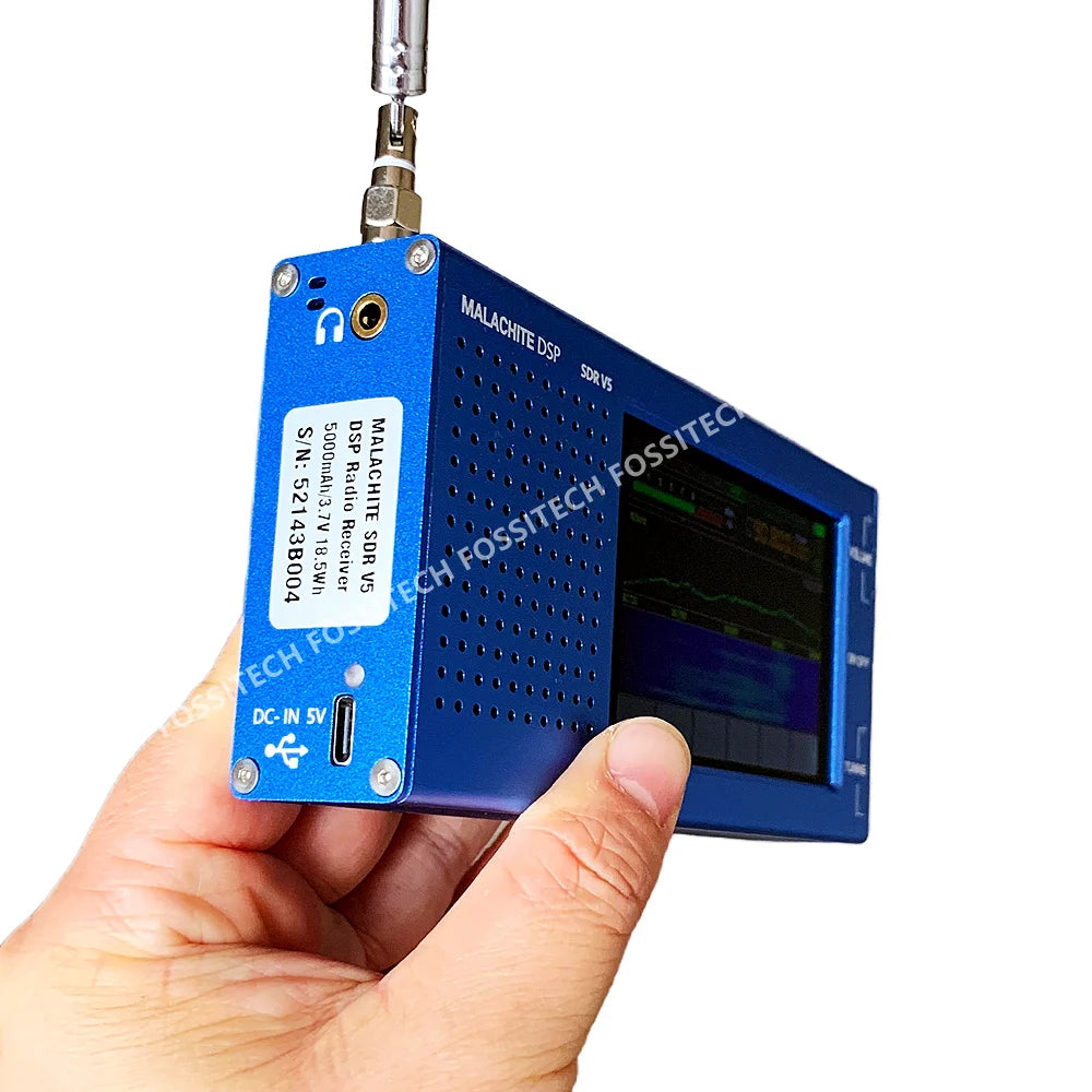 2025 NEW Malachite DSP V5 SDR Receiver 1.10D All-in-One Firmware Malahit Portable SDR Radio Receiver 10kHz~250MHz/400MHz~2GHz