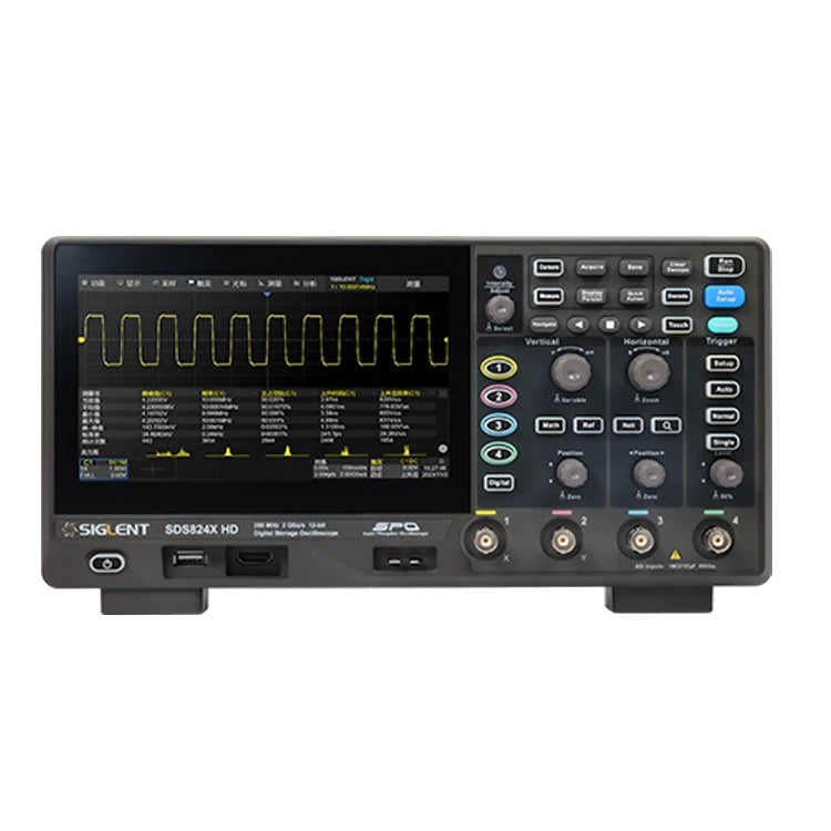 Siglent high-definition oscilloscope SDS800X HD series (SDS802/804/812/814/822/824X HD), 12 bit resolution, 2/4 channels
