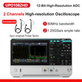 UNI-T Oscilloscope UPO1154HD UPO1082HD 2/4 Channels 1.25GSa/s High-Resolution Osciloscopio 80/150MHz Bandwidth 12-bit ADC Sampe