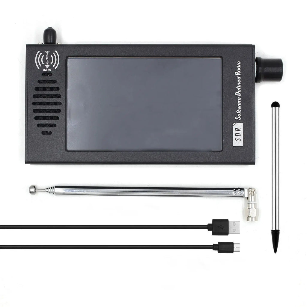 SDR Digital Demodulation Receiver Full Band Software Defined Radio with 4.3'' Touch Screen Real-time & Spectrum