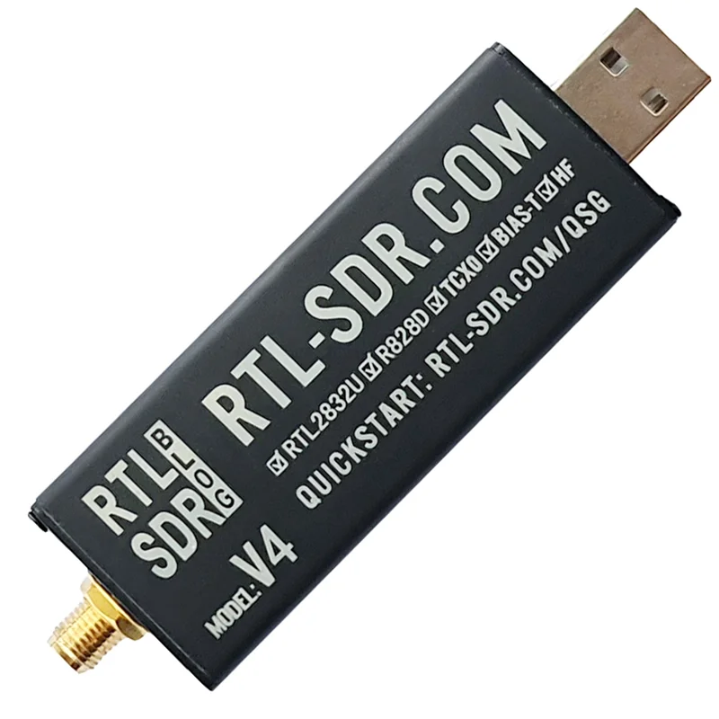 Abzw For RTL-SDR Blog RTL SDR V4 R828D RTL2832U 1PPM TCXO SMA Rtlsdr Software Defined Radio (Dongle Only)