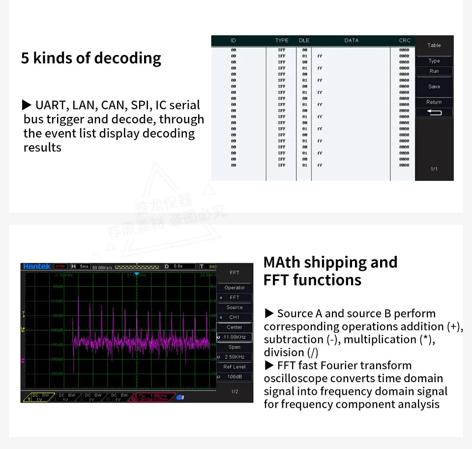 【Hantek Official Genuine】4-channels Digital Oscilloscope + Signal Generator DSO4254C DSO4204C DSO4104C DSO4084C / DSO4254B 4104B