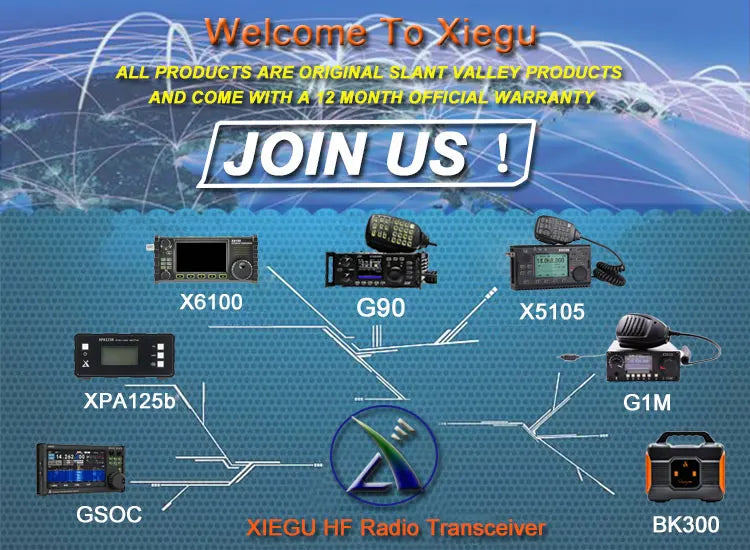 Xiegu g90 Radio Transceptor Combination 0.5-30Mhz SDR Transceiver With Xiegu G90 Cooling Fan G90 Bracket And XPA125b CE-19