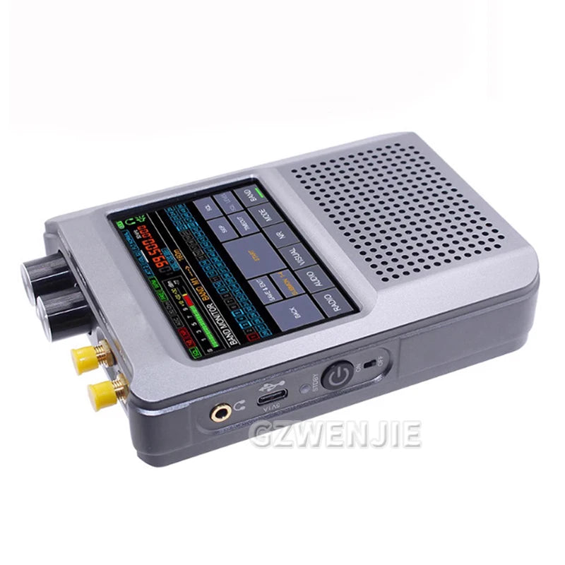 10kHz-380MHz 404MHz-2GHz Malahit-DSP2/DSP1 SDR Malachite Receiver Radio with 5000mAh Battery Firmware 2.40(DSP2) Malahite SDR