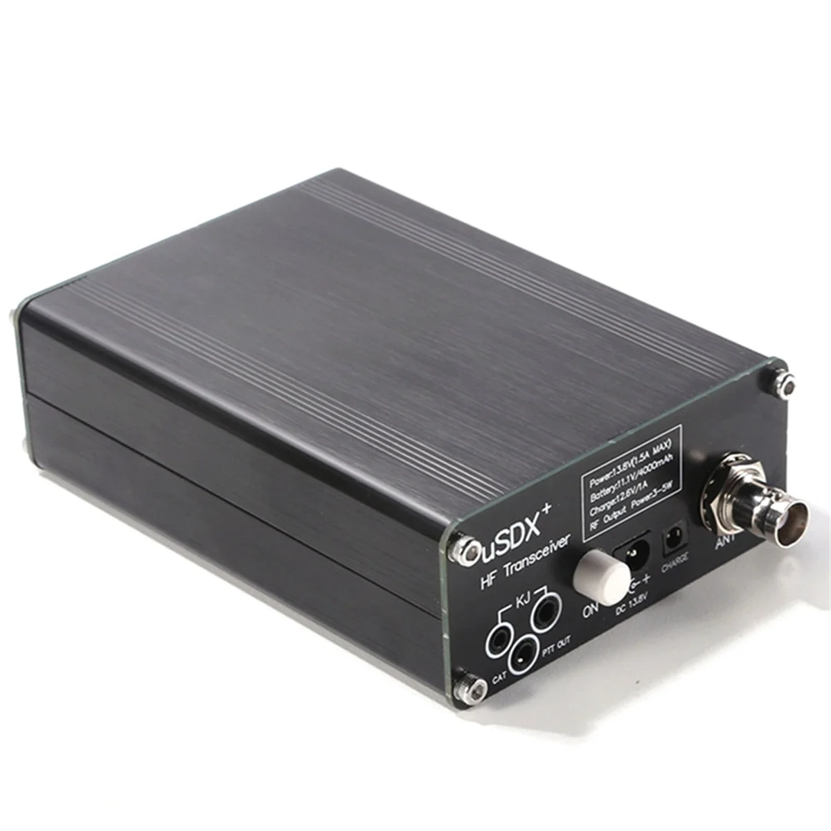 2025-3C USDR USDX+Plus V2 8-Band SDR Transceiver HF SSB QRP LCD with Display Speaker Microphone HF Transceiver with US Plug
