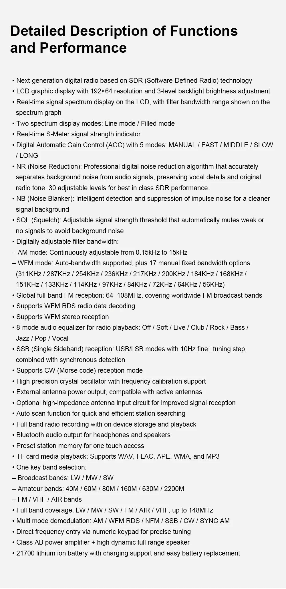 2026 Latest MLite-880 Malahit SDR Receiver Malahiteam DSP Radio SSB/AM/FM RDS Portable Full Band Radio Digital Shortwave Radio