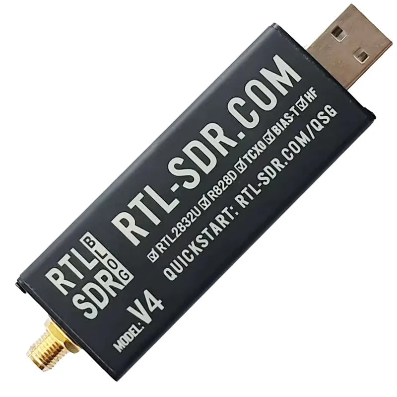 RTL-SDR Blog RTL SDR V4 R828D RTL2832U 1PPM TCXO SMA Rtlsdr Software Defined Radio (Dongle Only)